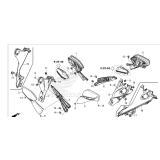 HONDA FORZA 125 mit Topcase - Motorrad Ersatzteile Alphabetische ...
